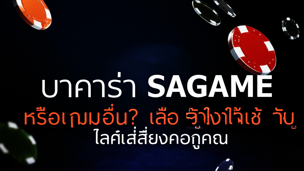 บาคาร่า SAGAME หรือเกมอื่น? เลือกยังไงให้เข้ากับสไตล์เสี่ยงของคุณ